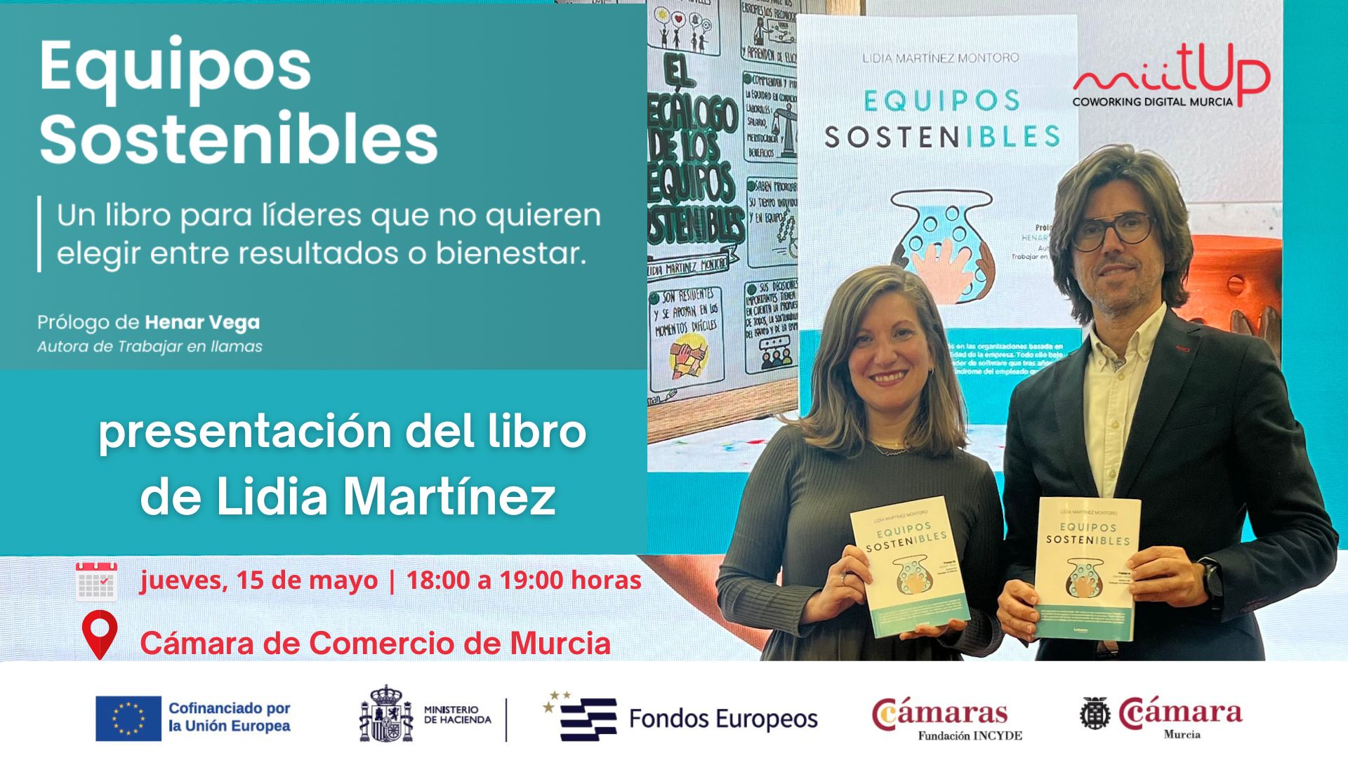 presentación del libro | Equipos Sostenibles de Lidia Martínez | miitUP
